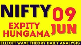 Nifty Analysis 09 June | Elliott Wave Theory