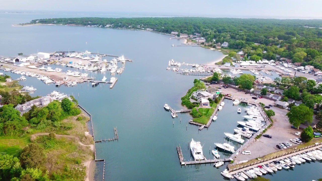Drone Flight: Shinnecock Canal (Long Island, NY) - YouTube