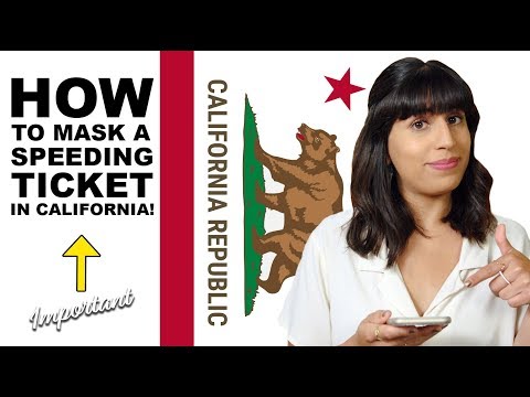 How to Mask a California Traffic Ticket