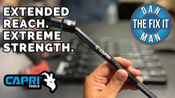 NIEUW! Capri Tools 3/8″ Pinless Universele Lange Slagdopsleutelset, Metrisch, 8 – 19 mm
