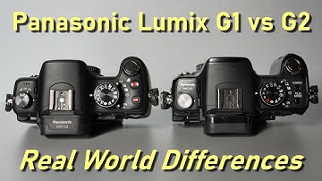 Panasonic Lumix G1 vs G2 - What