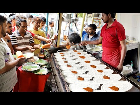 Heavy Crowded 39 Years Old Dosa Point in Hyderabad | Famous Tiffin centres in hyderabad  | #dosa