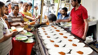 Heavy Crowded 39 Years Old Dosa Point in Hyderabad | Famous Tiffin centres in hyderabad  | #dosa