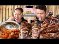 OUTDOOR MUKBANG | SEAFOOD RESTAURANT FUNNSIDE NINGNANGAN | GRILLED PUSIT TUNA BELLY BUTTERED PRAWNS