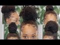5 DIFFERENT WAYS TO WEAR A HIGH BUN WITH NATURAL HAIR