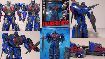 Transformers studio series the last knight Nemesis Prime review. SS movie TLK leader class figure 