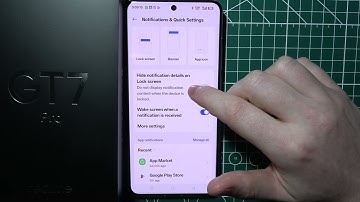 Realme GT 7 Pro - How to Turn On/Off App Bubbles