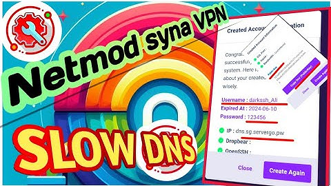 Setting Up Netmod Syna VPN with SSH Slow DNS
