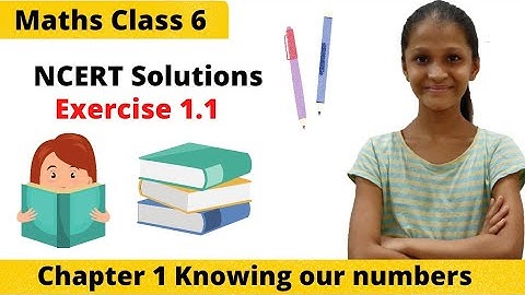 Class 6 Maths | Chapter 1 Knowing our numbers | NCERT Solutions | Exercise 1.1 |