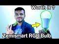 Zemismart Smart RGB Light Bulb Unboxing + Review ! Works With Google Home & Amazon Alexa !