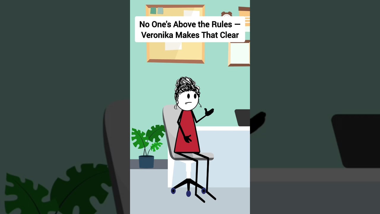 When Corporate Crosses the Line, Veronika Crosses Them Off #corporate #animation