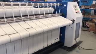 Flatwork Ironing Machine 4 rollers testing