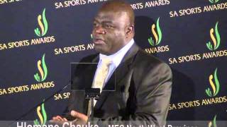 MEC Hlomane Chauke at the SA Sports Awards 2011