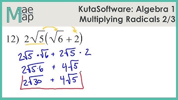 KutaSoftware: Algebra 1- Multiplying Radicals Part 2