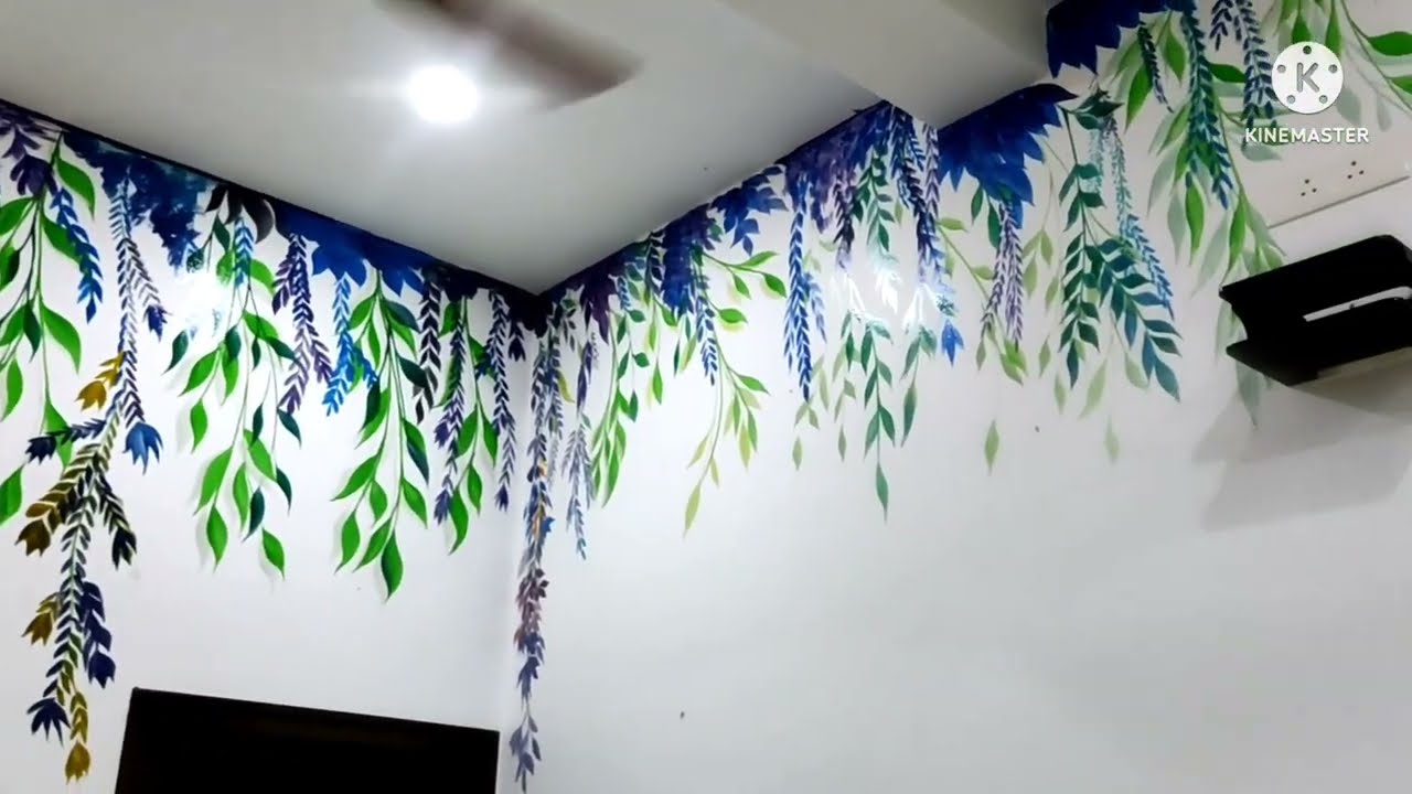multicolor wall painting wallpanting AnantaArtVlogs no. 6294445857