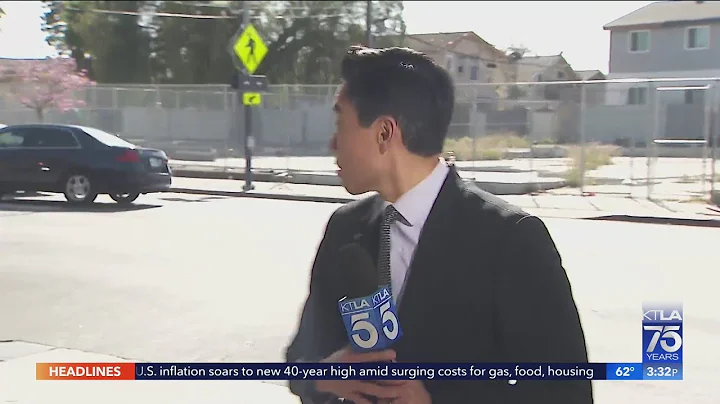 KTLA live shot on hit-and-run interrupted by car wreck - DayDayNews