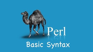 Perl | Basic Syntax Of Perl Program
