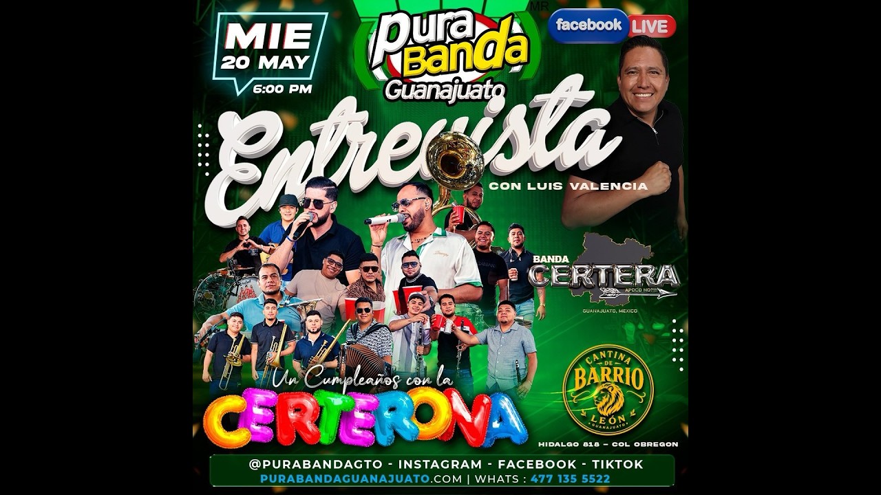 Banda Certera Entrevista Con Luis Valencia