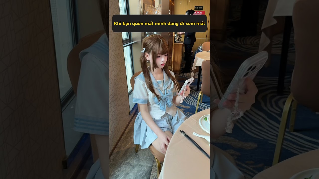 Quên mất mình đang đi xem mắt #meowcosplay #shorts
