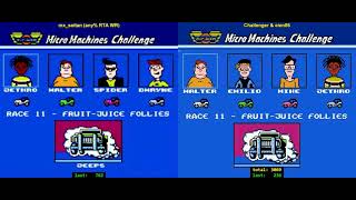 Micro Machines (NES) TAS vs RTA Comparison Video