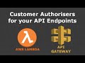 How to create Custom Authorisers in your Serverless AWS Project