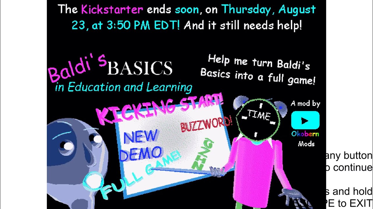 Baldi's inverted basics - Field trip Baldi Mod