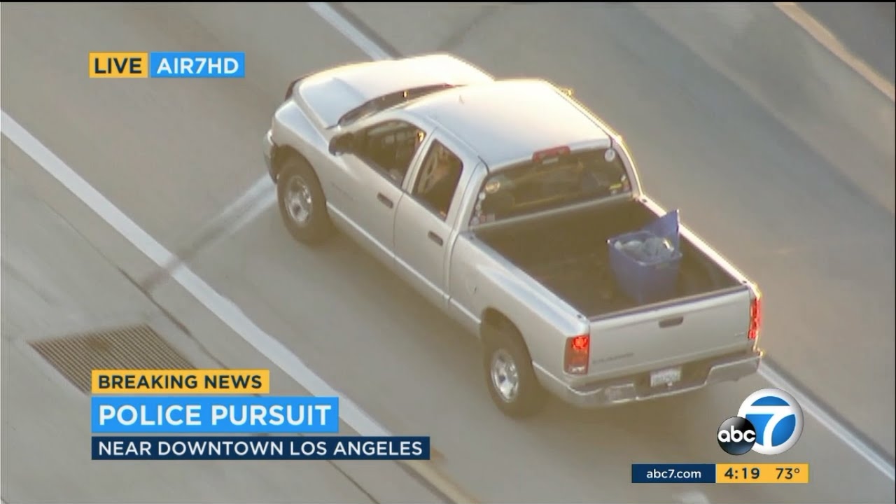 Los Angeles Police Chase (December 07, 2015) - YouTube