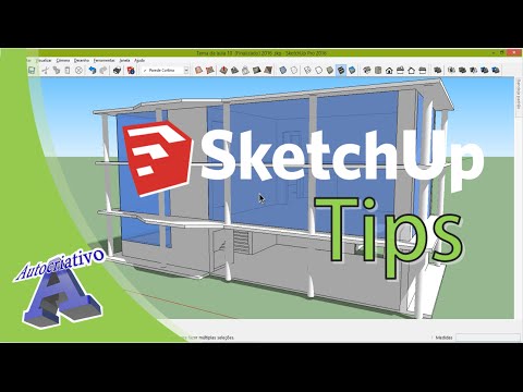 Curso de SketchUp Tips - Aula 10 - Modelagem Externa - Autocriativo - Curso de SketchUp Tips - Aula 10 - Modelagem Externa - Autocriativo