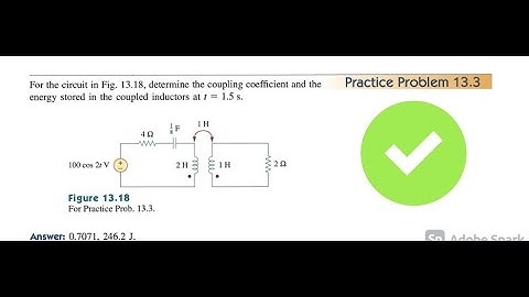 Chapter 13 Practice Problem 13.3 Fundamentals of Electric Circuits (Circuit Analysis 2)