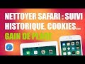 Stockage satur iphone ipad  nettoyer safari  cookies liste de lecture historique etc