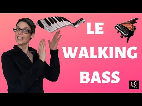 #10-How to play a walking bass on piano with your left hand