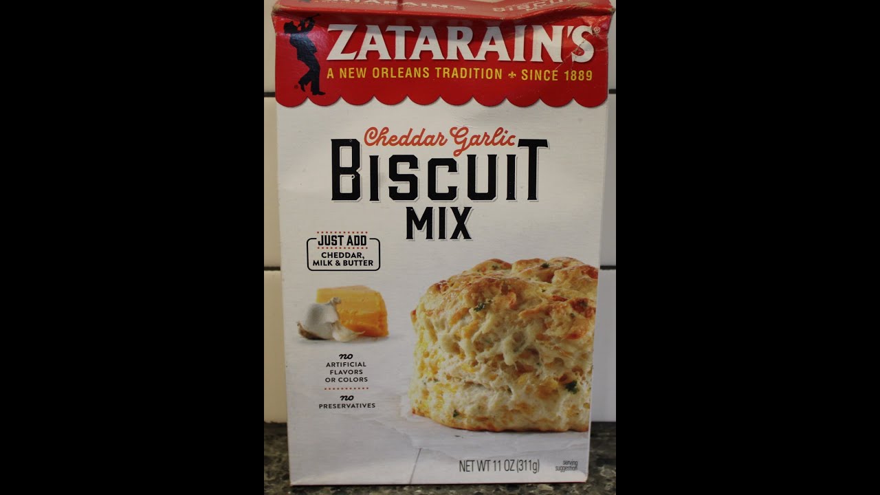 Zatarain’s Cheddar Garlic Biscuit Mix Review YouTube
