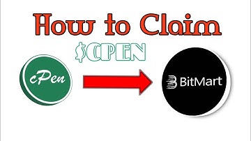 How to Add Bitmart Address on cPen || cPen Network Withdrawal to CEX || New Update