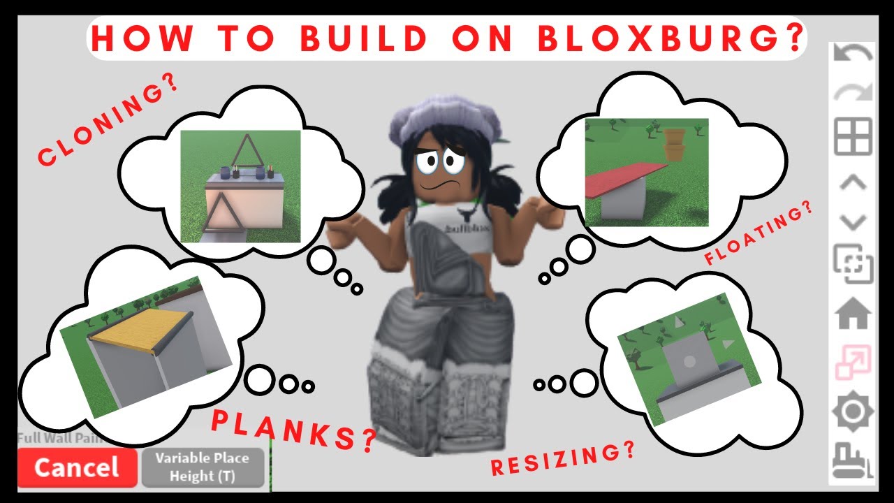 How to BUILD in BLOXBURG like a pro - 8 x building tips/tricks WITH ...