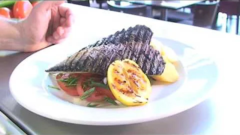 haha's new grilled mackerel fillets prepared by Simon Blunt