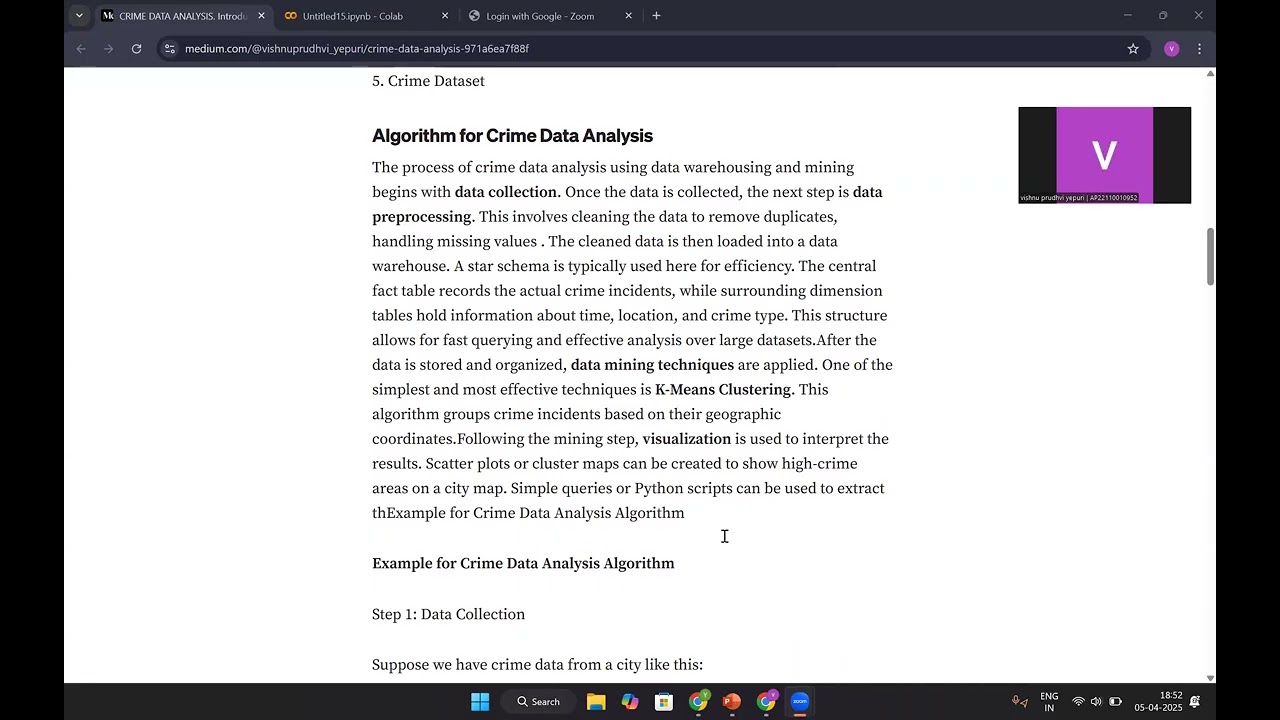 Crime Data Analysis Project