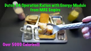 Dutch 24 Operation Ration with Energy Module from MRE Empire Menu 7