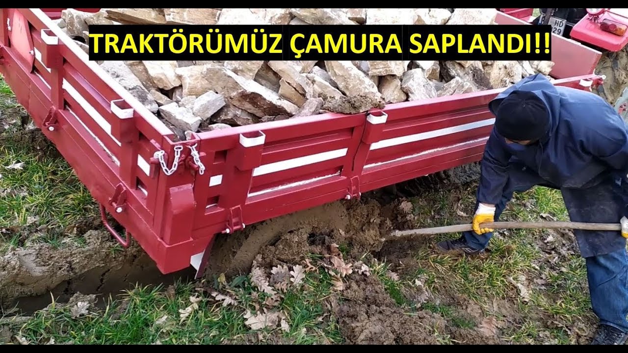 TRAKTÖRÜMÜZ ÇAMURA BATTI - MASSEY FERGUSON 255 turbo