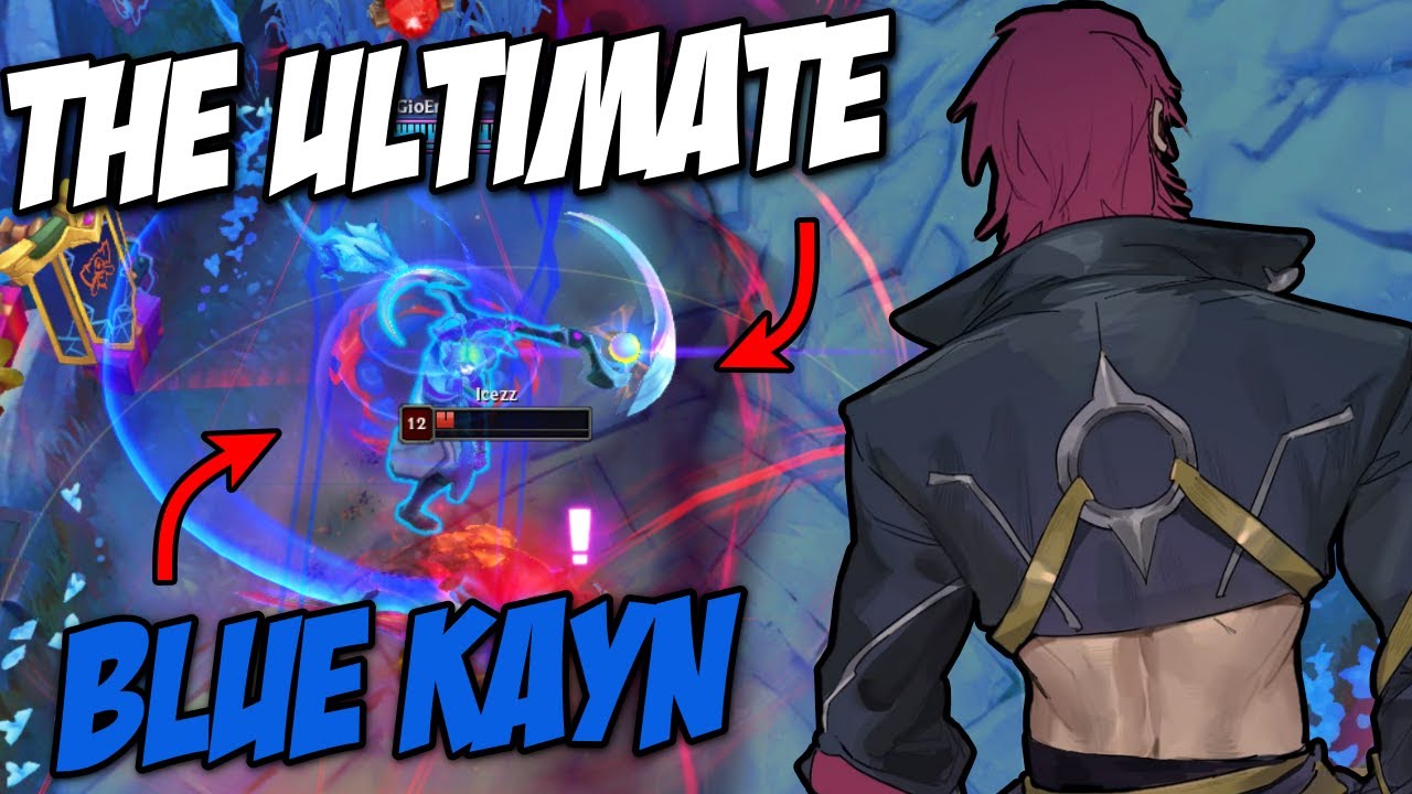 УЛЬТИМАТИВНАЯ СБОРКА BLUE KAYN!!! - Сборка и руны Blue Kayn