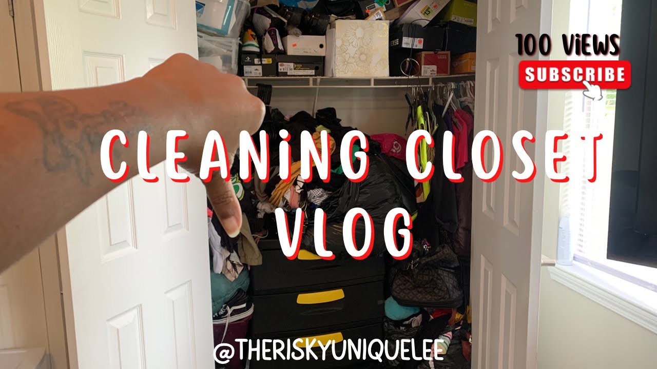 CLOSET CLEAN OUT 💕 Transformation #vlog - YouTube