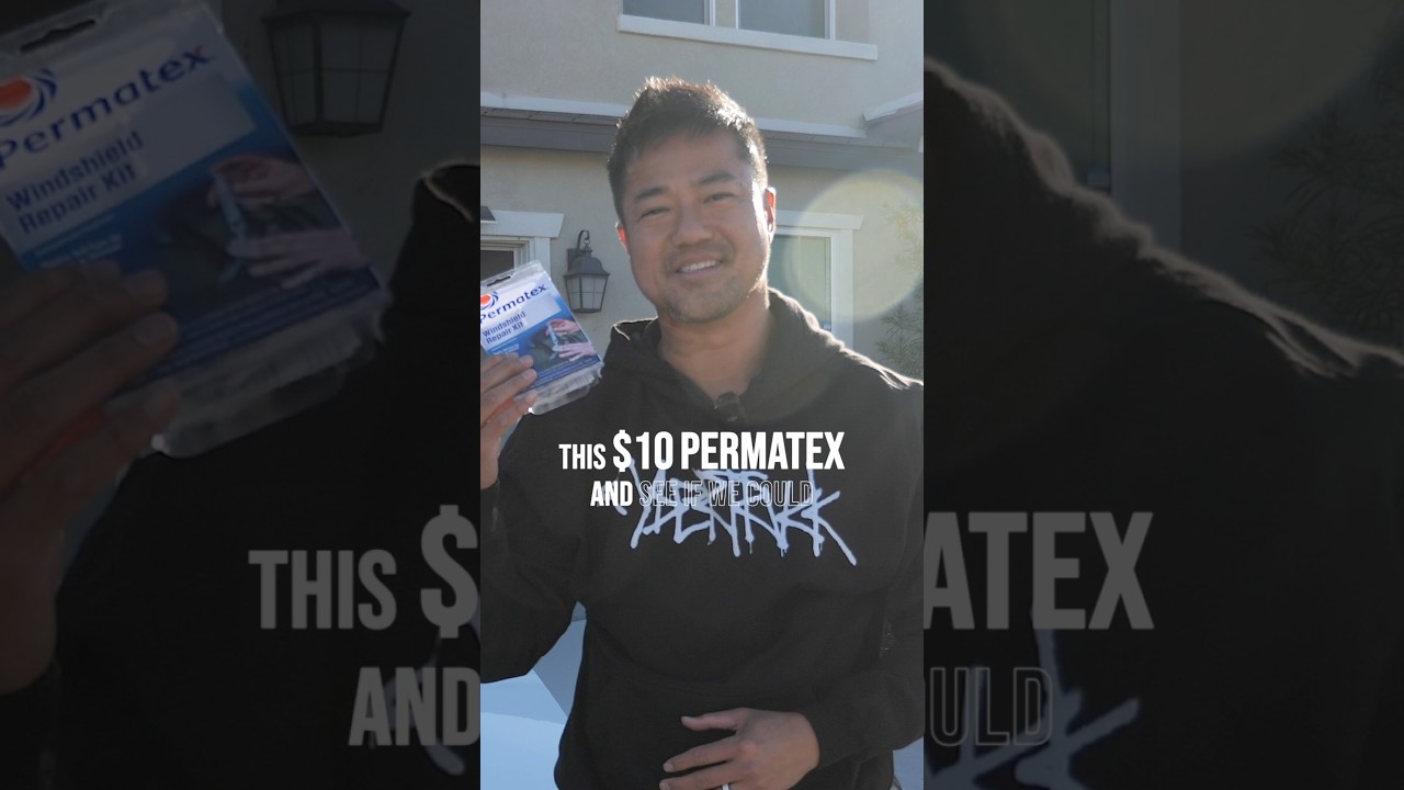 Fix your car windshield for only $10 DIY!
