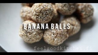 Banana Balls w/ Oats & Coconut / Feel Good Kitchen