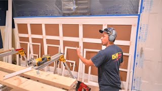 Trim work on the Double Wainscot