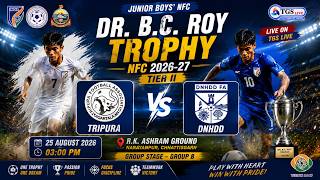 Tripura vs DNHDD | LIVE ⚽ | Junior Boys NFC | Dr. B.C. Roy Trophy 2026-27 | Tier-II screenshot 3