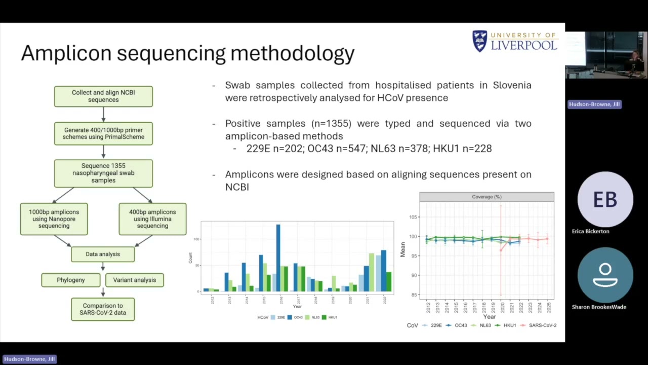 Dr Hannah Goldswain - investigating the evolution of seasonal human coronaviruses