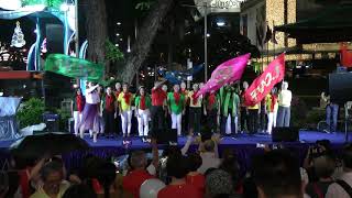 Video thumbnail of "1  Gloria in excelsis Deo   Filipino Choir & Flaggers"