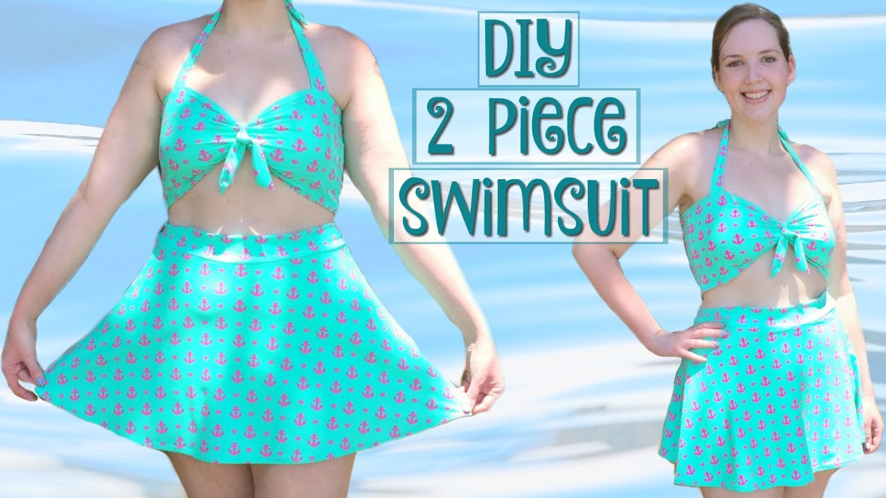 Sew Your Own Striped Two-Piece Beach Suit