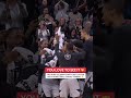 Stephon Castle gets mobbed by his teammates after historic performance🤝