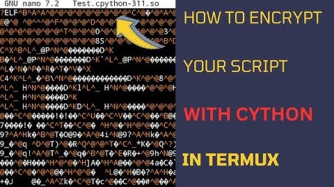 HOW TO ENCRYPT YOUR SCRIPT WITH CYTHON EASILY IN 1 MINUTES
