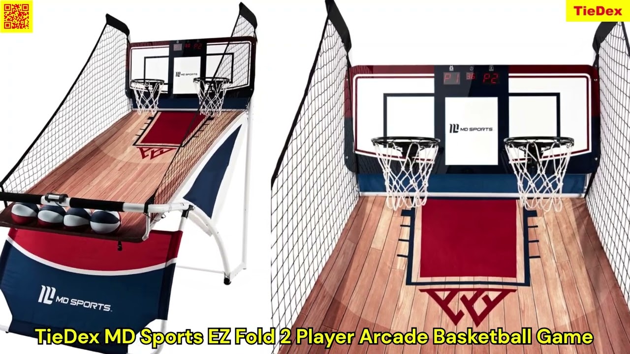 TieDex MD Sports EZ Fold 2 Player Arcade Basketball Game